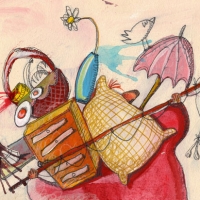 Giuditta Radico - Illustration of digital, Photoillustration, Realism,Education,Graphic,Architectural,Pachaging,Liftyle,Comics boock, Children\'s Production, Editorial, Covers, Cartoon, Animation 2D 3D, Line white color, Greetings Cards